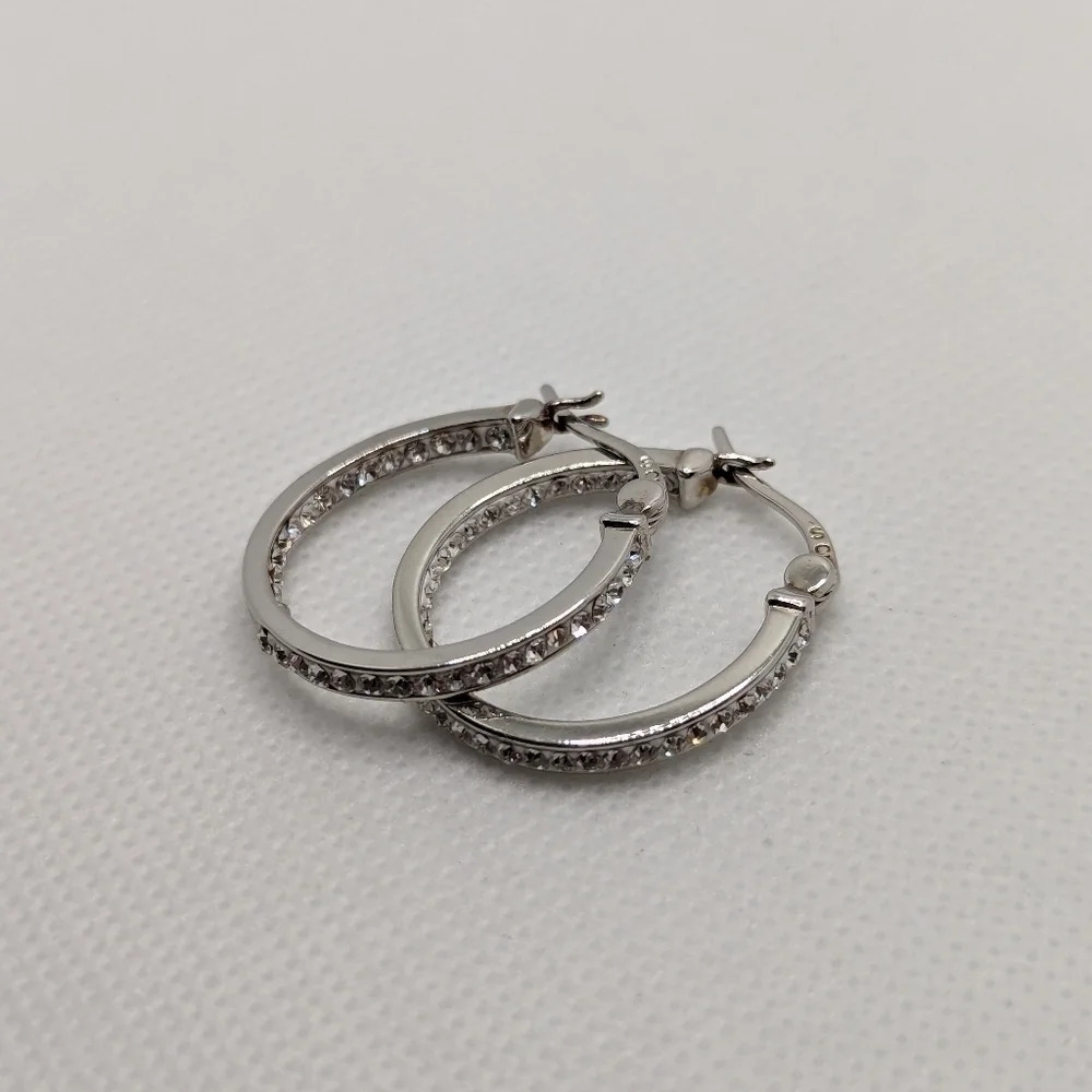 Sterling  hoops
